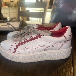 SeeByChloé Chloe red/ white sneakers